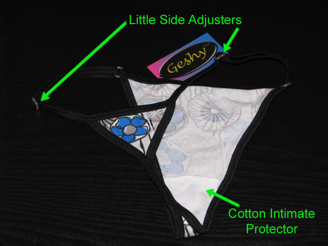 Photo showing adjustable sides and cotton protector.